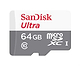 כרטיס זיכרון SanDisk Ultra® 64GB microSDXC 100MB/s 10UHS-I - שבע שנות אחריות ע"י היבואן הרשמי
