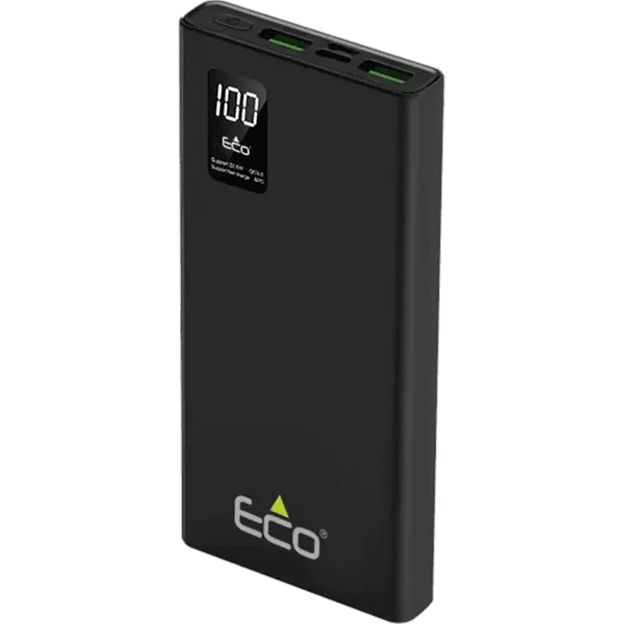 סוללת גיבוי לטלפונים ECO 600 PD 10000mAh - צבע שחור