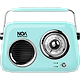 רדיו FM רטרו מעוצב + NOA Retro Mint Bleutooth - צבע מנטה
