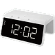מטען אלחוטי משולב עם שעון מעורר ECO-WCH450W - צבע לבן