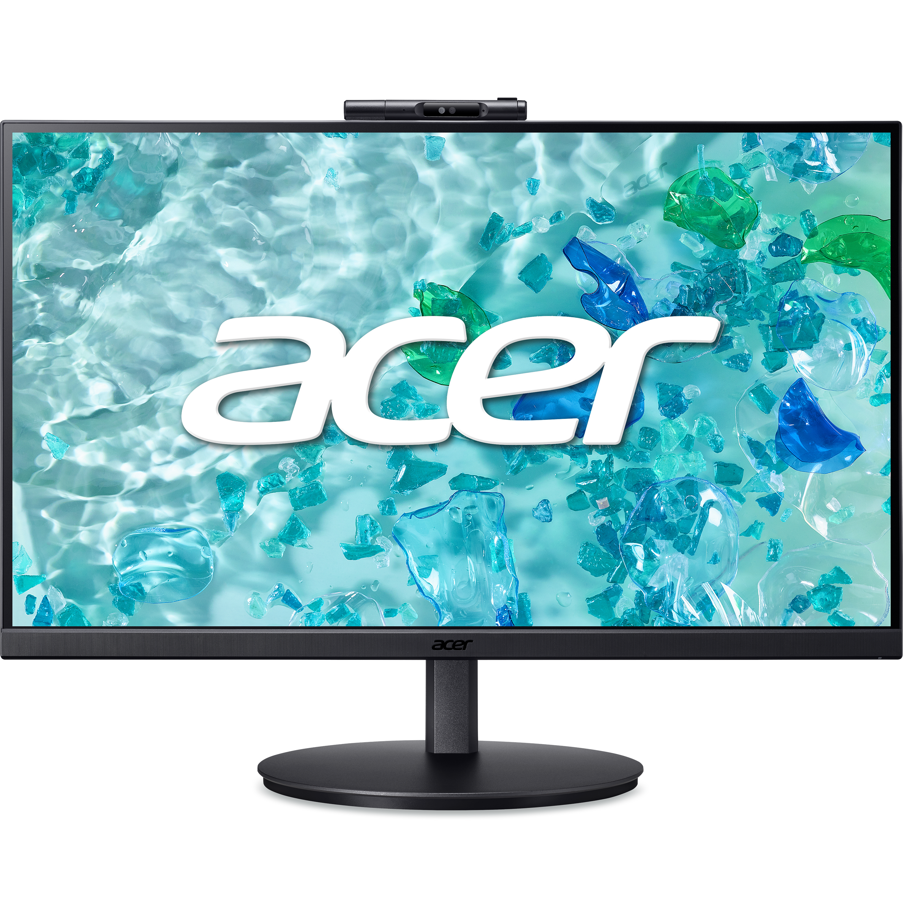 מסך מחשב עם רמקולים ומצלמה מובנית 23.8'' Acer CB242Y D3 FreeSync FHD IPS 1ms 100Hz - צבע שחור שלוש שנות אחריות ע