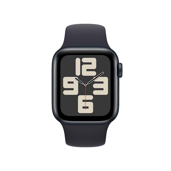 שעון חכם - Apple Watch SE (2023) GPS 40mm Midnight Aluminium Case with Midnight Sport Loop - צבע אור כוכבים שנה אחריות ע״י יבואן רשמי