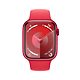 שעון חכם Apple Watch Series 9 GPS 45mm RED Aluminium Case with RED Sport Band - M/L- צבע אדום שנה אחריות ע"י היבואן הרשמי