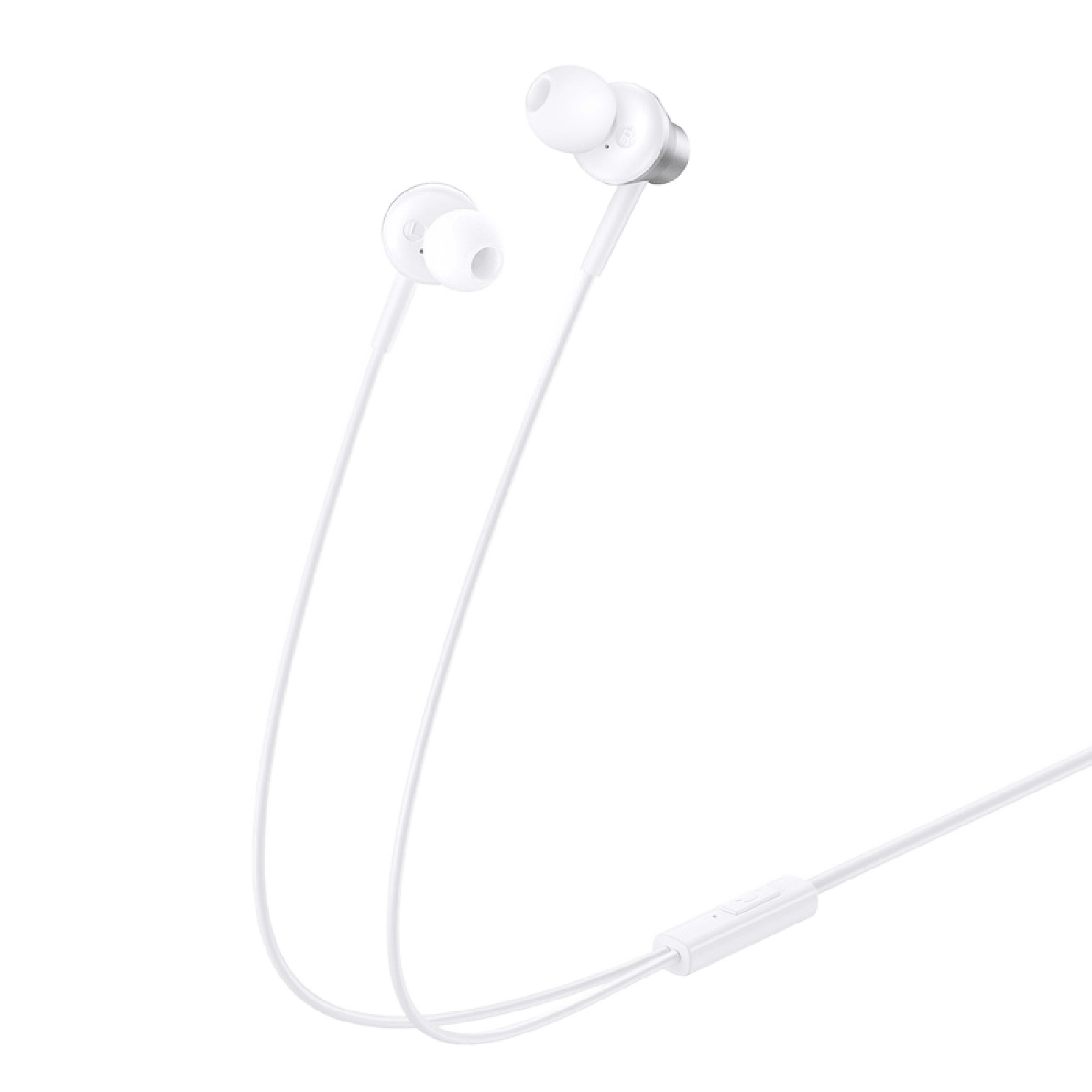 אוזניות חוטיות Baseus Encok CZ11 - צבע לבן שנה אחריות ע