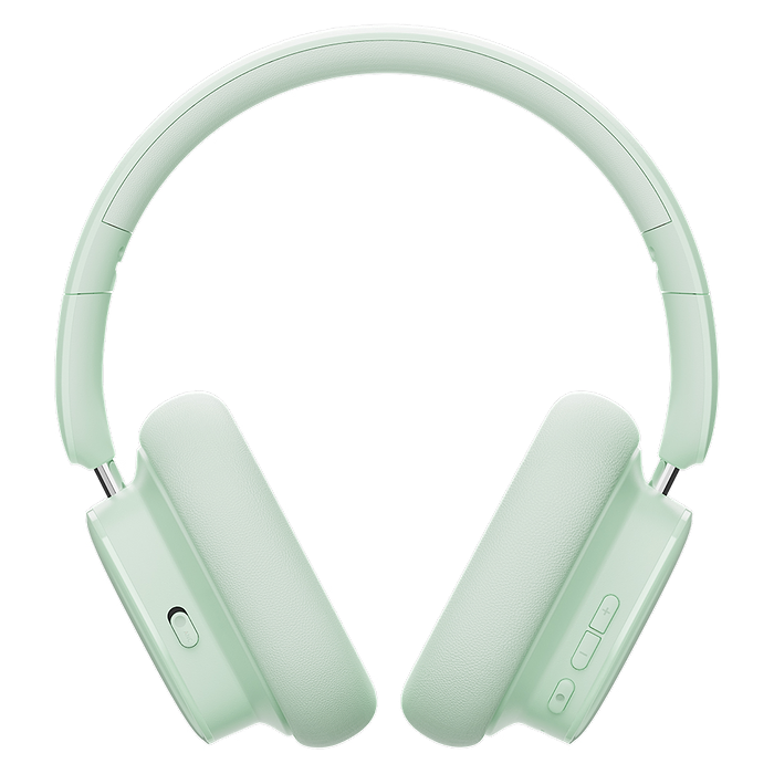 אוזניות אלחוטיות Baseus Bowie H1i ANC 100H - צבע ירוק שנה אחריות עי היבואן הרשמי