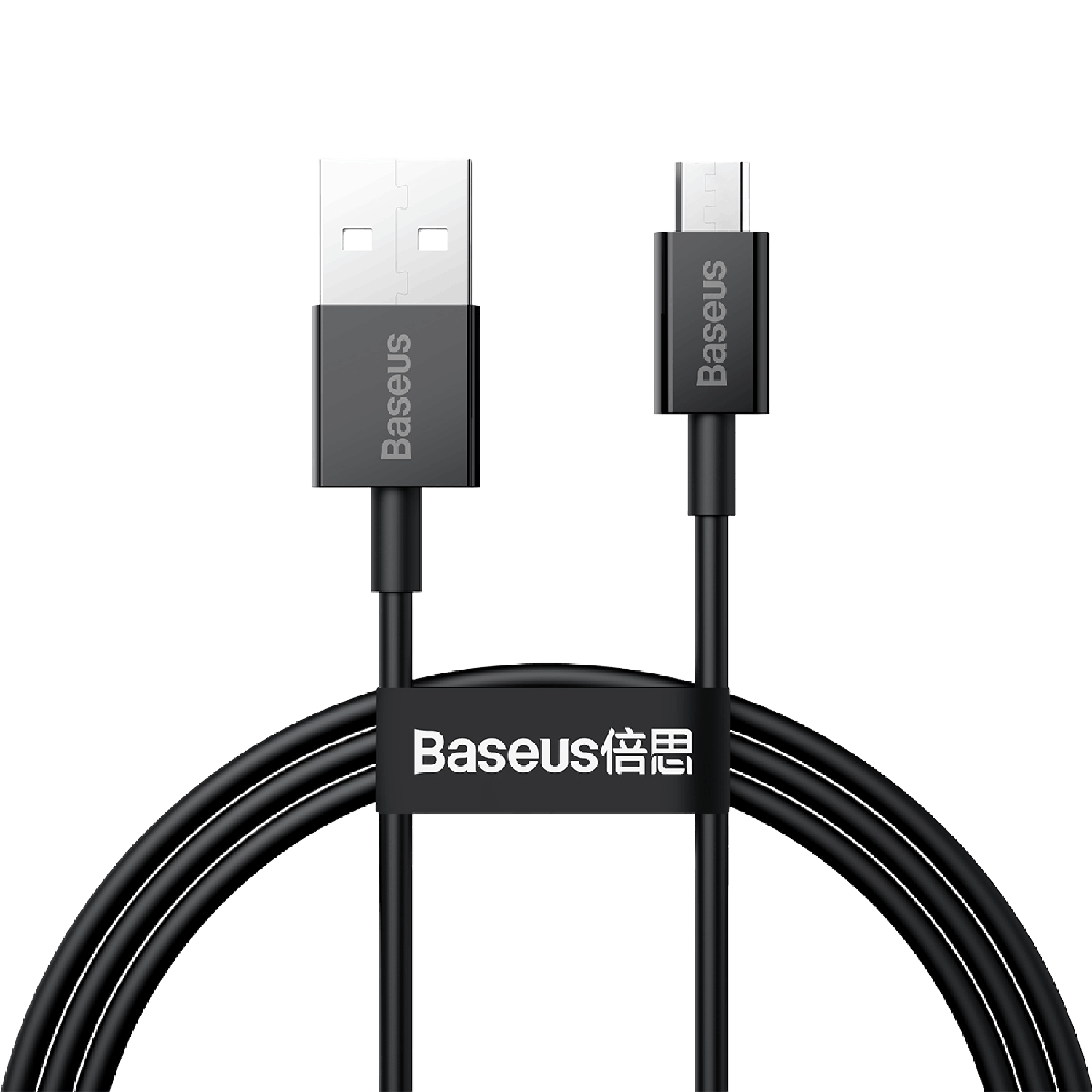 כבל טעינה וסנכרון Baseus Superior Data USB to Micro USB - צבע שחור שנה אחריות ע