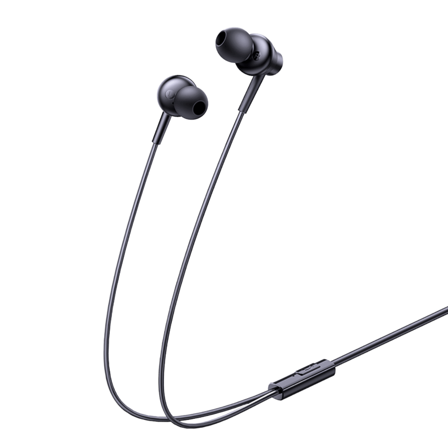 אוזניות חוטיות Baseus Encok CZ11 - צבע שחור שנה אחריות ע