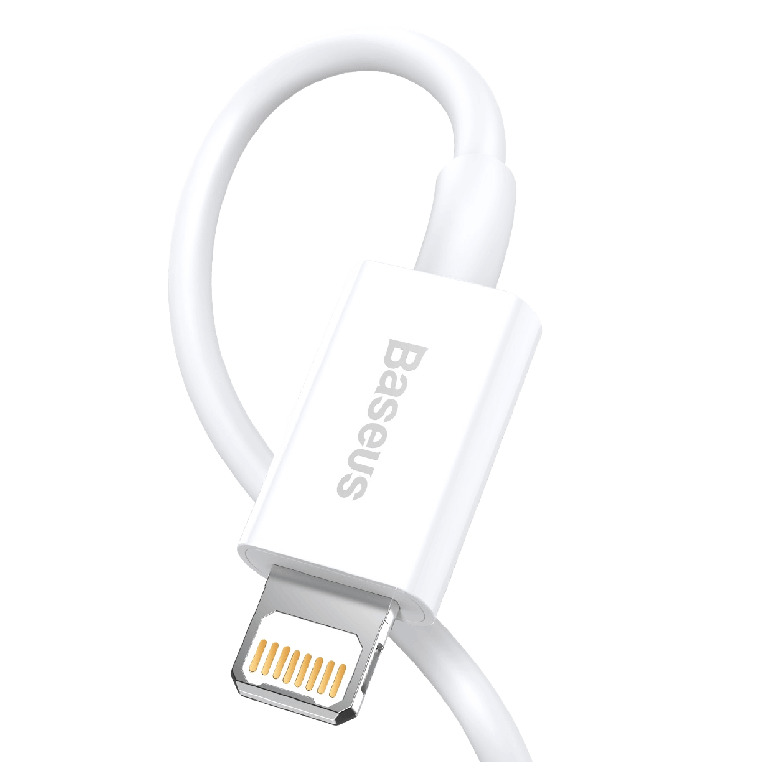 כבל טעינה וסנכרון Baseus Superior Data Fast Charging USB to Lightning - צבע לבן שנה אחריות ע