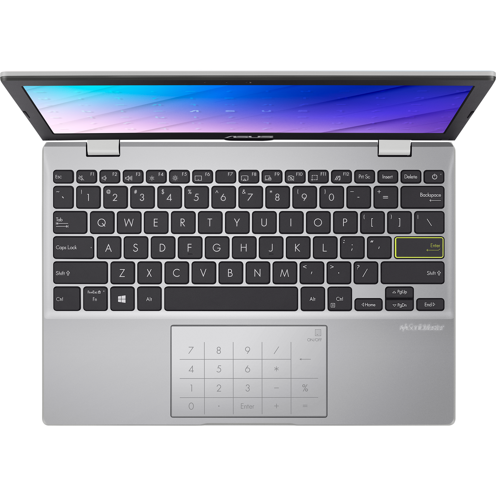 מחשב נייד Asus VivoBook Go 12 E210MA-GJ334WS - Celeron N4020 128GB 4GB RAM Windows 11s + Office 365 - צבע לבן שנה אחריות ע