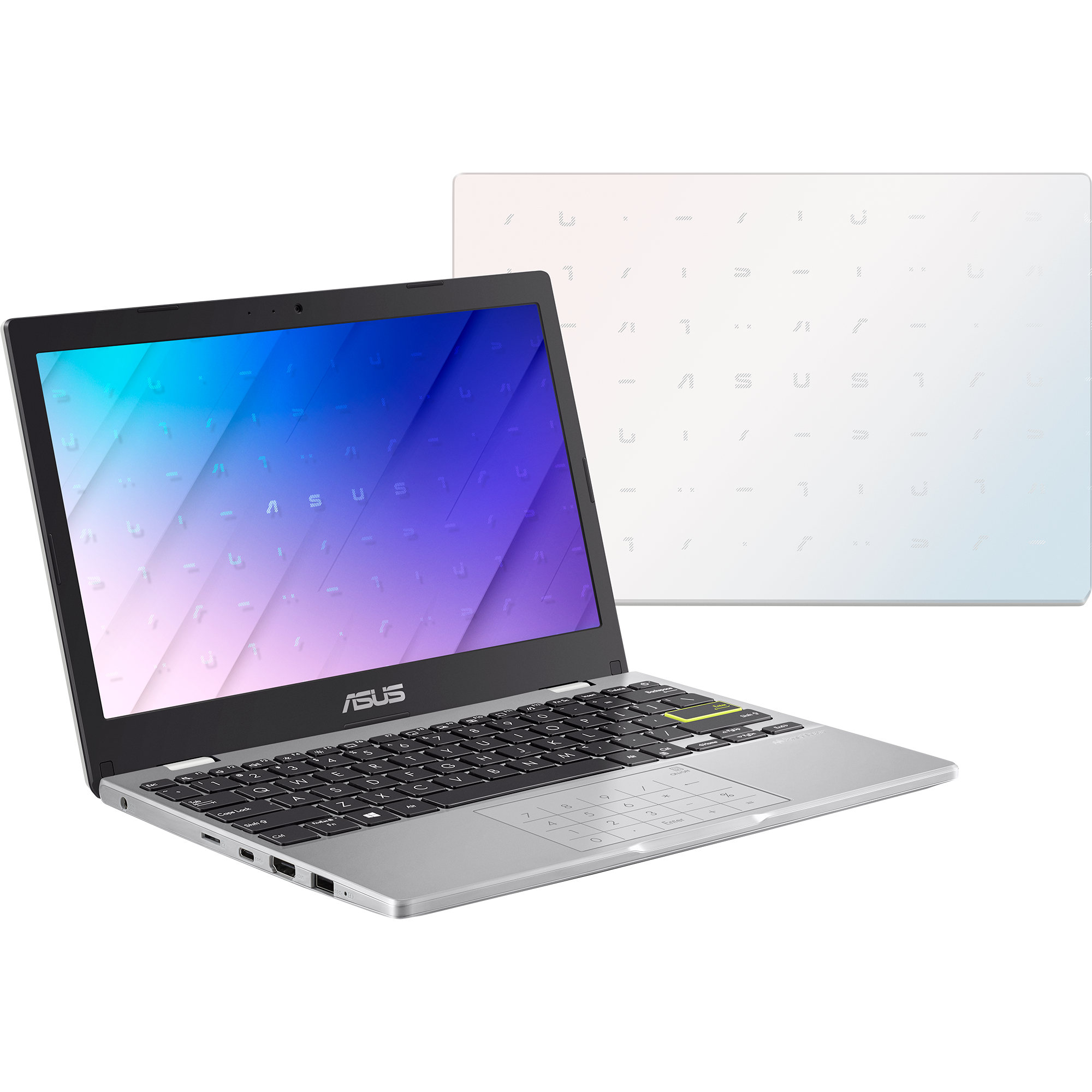 מחשב נייד Asus VivoBook Go 12 E210MA-GJ334WS - Celeron N4020 128GB 4GB RAM Windows 11s + Office 365 - צבע לבן שנה אחריות ע