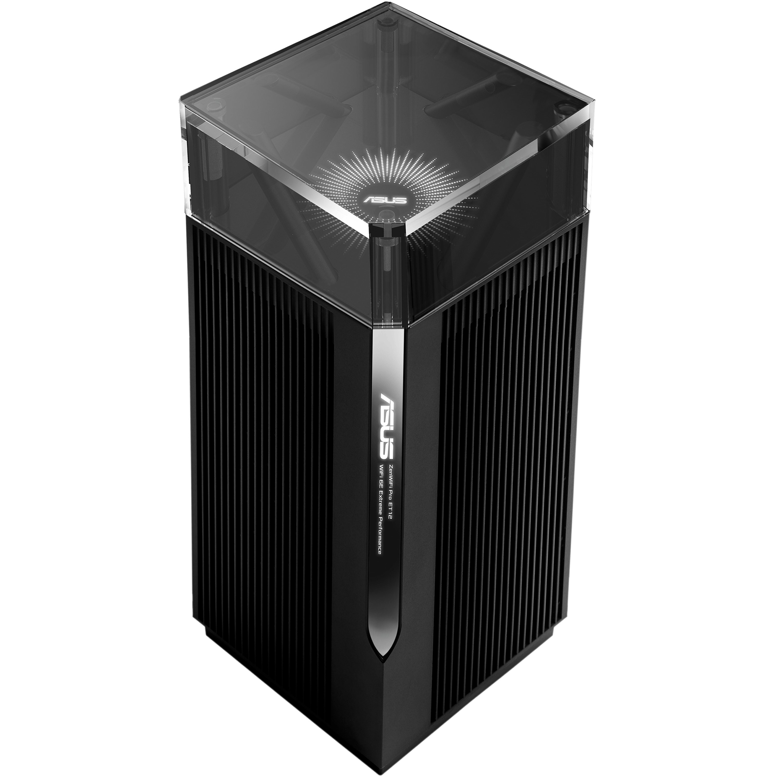 ראוטר אלחוטי Asus ZenWiFi Pro ET12 AXE11000 WiFi 6E שתי יחידות - צבע שחור שלוש שנות אחריות ע