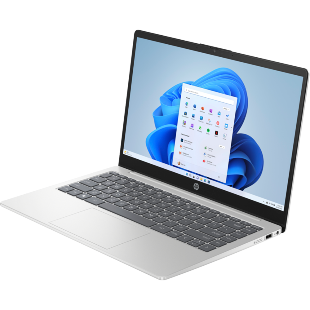 מחשב נייד HP Laptop 14-ep0008nj / 847D6EA - Core i5-1335U 512GB SSD 16GB RAM Windows 11 - צבע כסוף שלוש שנות אחריות ע