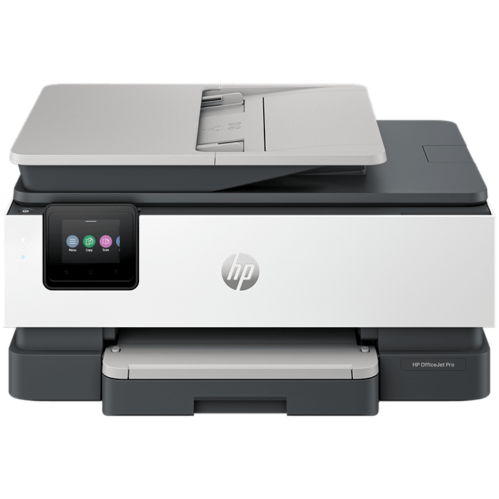 מדפסת משולבת צבעונית אלחוטית HP OfficeJet Pro 8133 AiO - צבע לבן שלוש שנות אחריות עי היבואן הרשמי