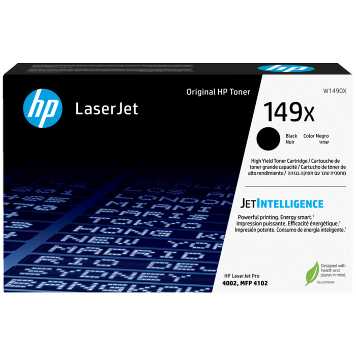 טונר סדרה W1490X HP 149X למדפסת דגם HP LaserJet Pro 4002/4102
