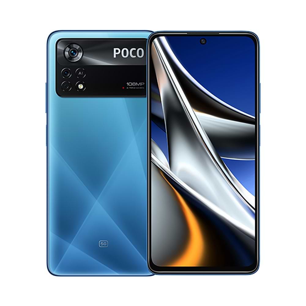 סמארטפון Xiaomi Poco X4 Pro 5G 256GB 8GB RAM - צבע כחול שנתיים אחריות ע
