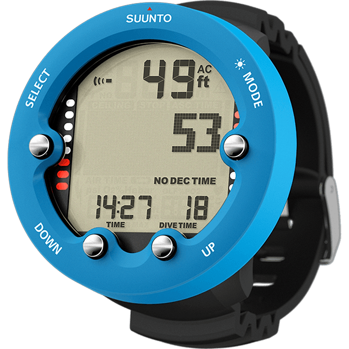 שעון מחשב צלילה Suunto Zoop Novo 66.1mm - צבע כחול שנתיים אחריות עי היבואן הרשמי