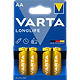 מארז 4 סוללות Varta Alkaline Longlife AA LR6