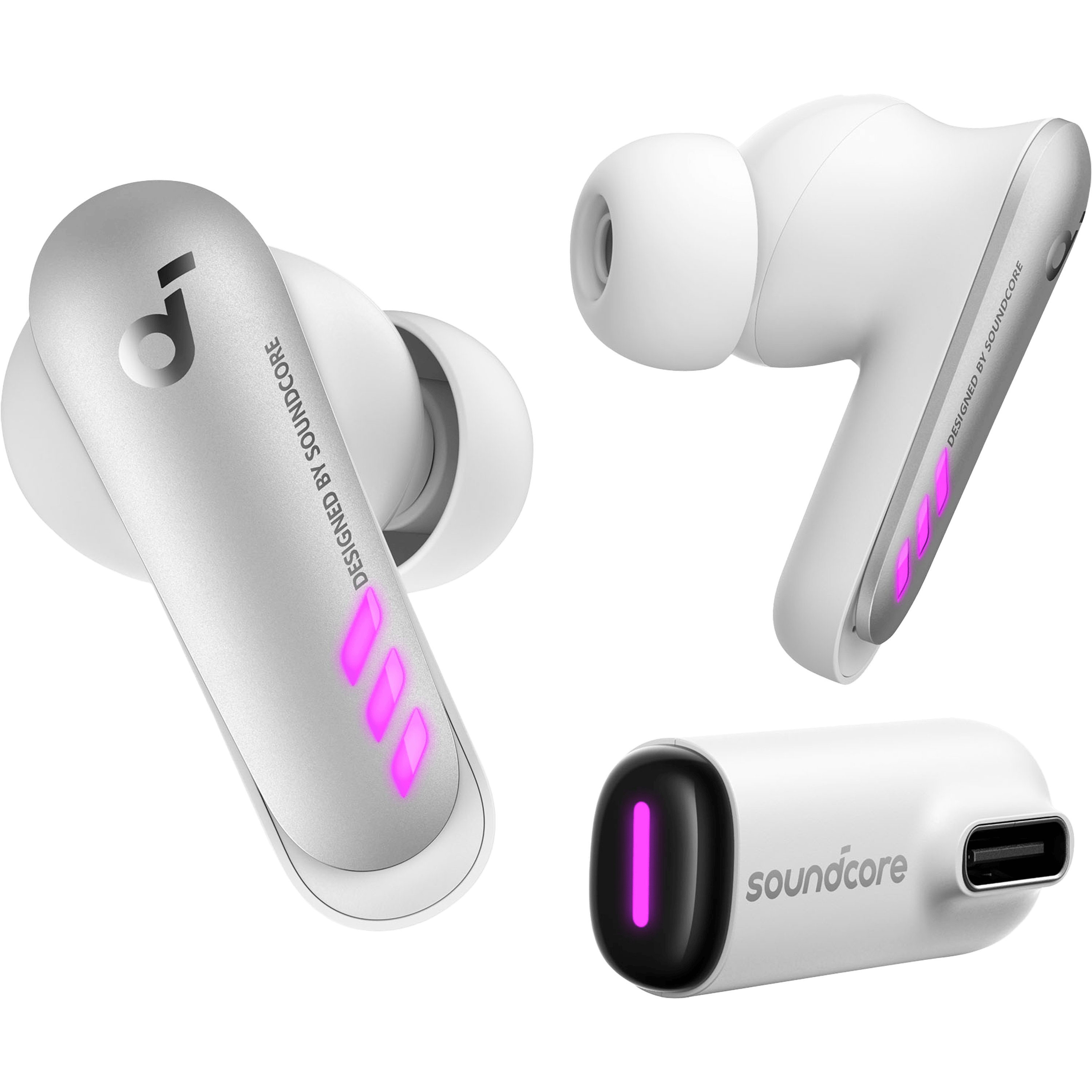אוזניות גיימינג אלחוטיות Anker Soundcore VR P10 - צבע לבן שנה אחריות ע