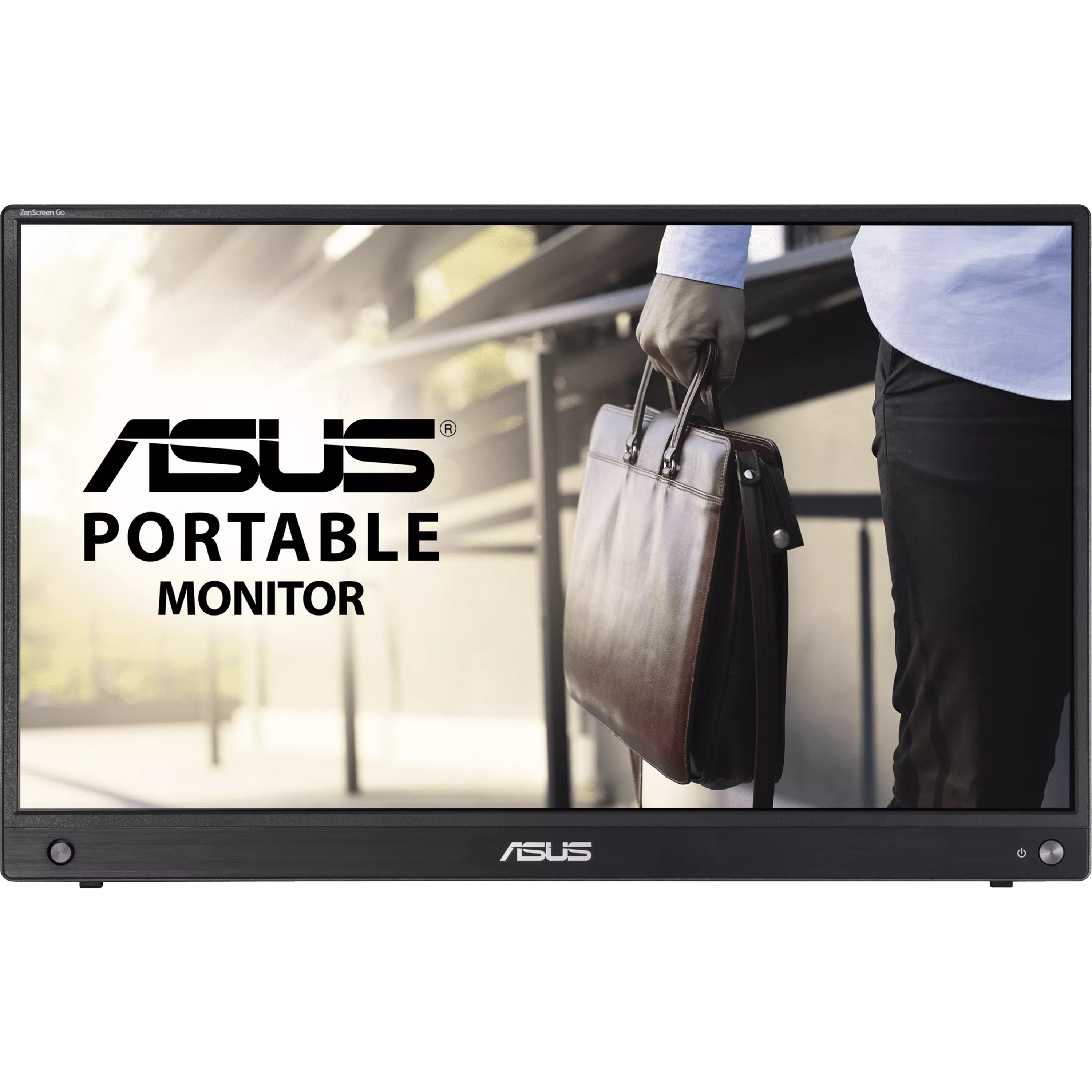 מסך נייד אלחוטי 15.6'' Asus ZenScreen Go MB16AWP FHD IPS USB Type-C - צבע שחור שלוש שנות אחריות ע