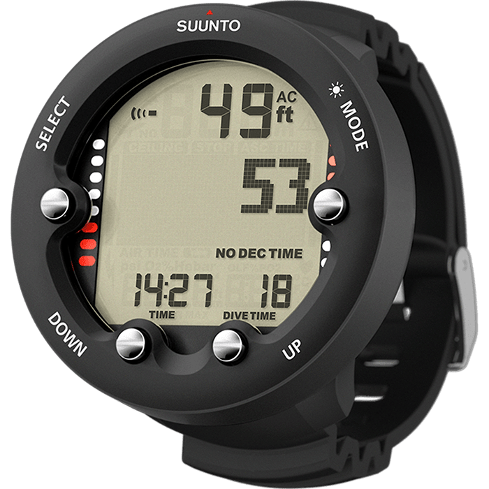 שעון מחשב צלילה Suunto Zoop Novo - צבע שחור שנתיים אחריות עי היבואן הרשמי