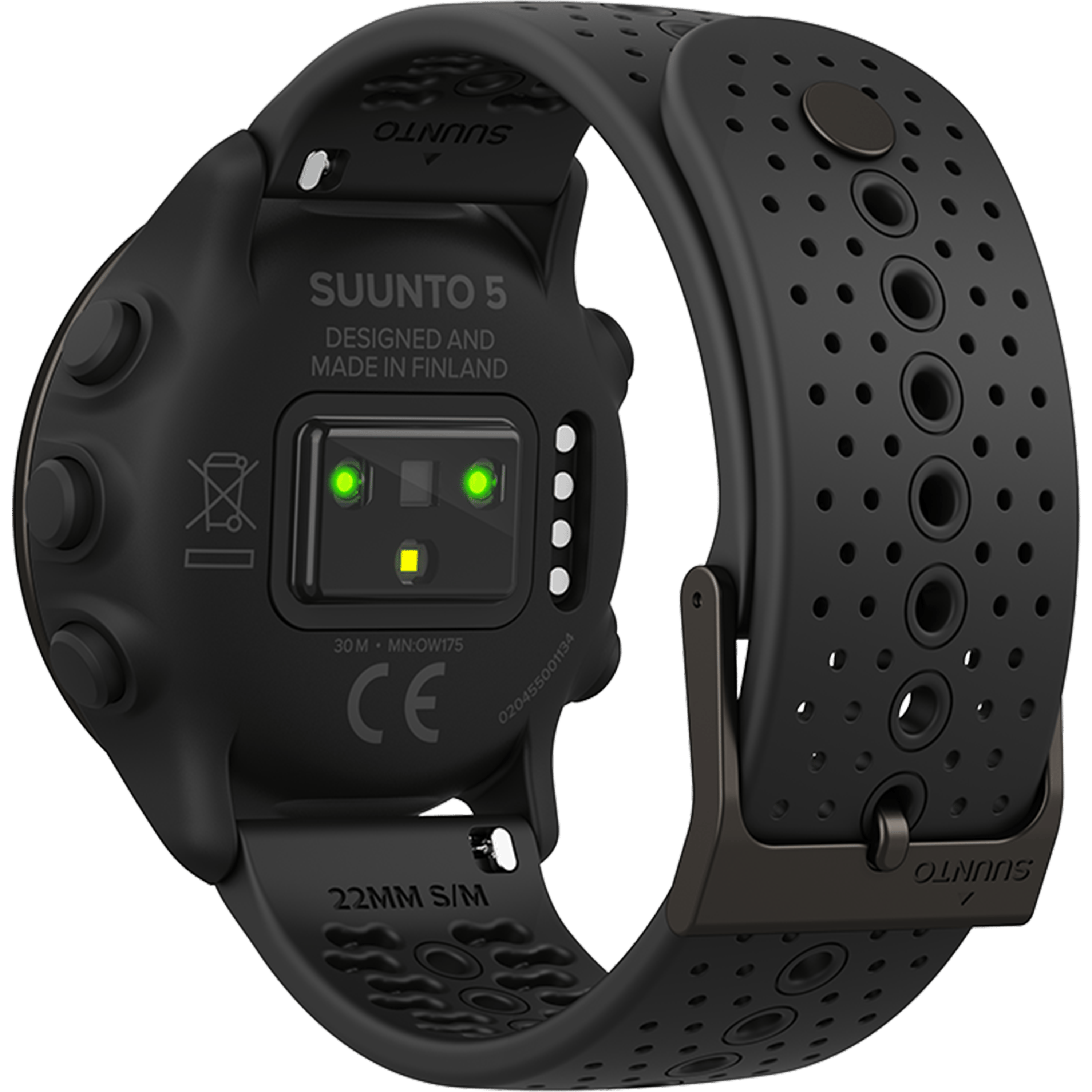 שעון ספורט חכם Suunto 5 Peak GPS 43mm - צבע שחור שנתיים אחריות ע