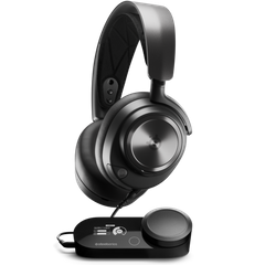 אוזניות גיימינג SteelSeries Arctis Nova Pro 7.1 - צבע שחור שנתיים אחריות ע"י היבואן הרשמי