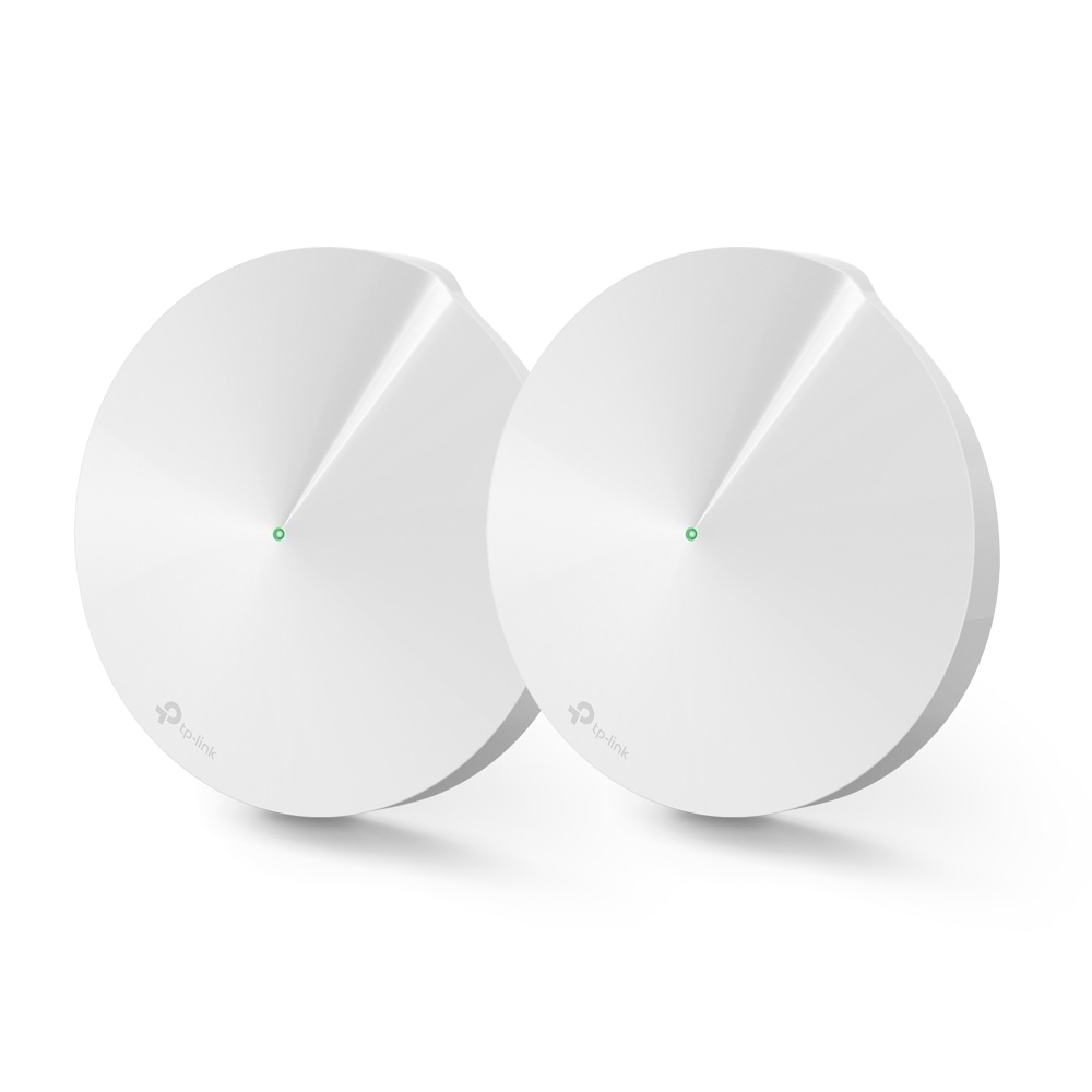  ראוטר אלחוטי 2 יחידות TP-Link Deco M5 Whole Home Mesh Wi-Fi System - צבע לבן שלוש שנות אחריות ע