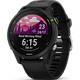 שעון ספורט חכם Garmin Forerunner 255 Music GPS 46mm - צבע שחור שנתיים אחריות ע"י היבואן הרשמי