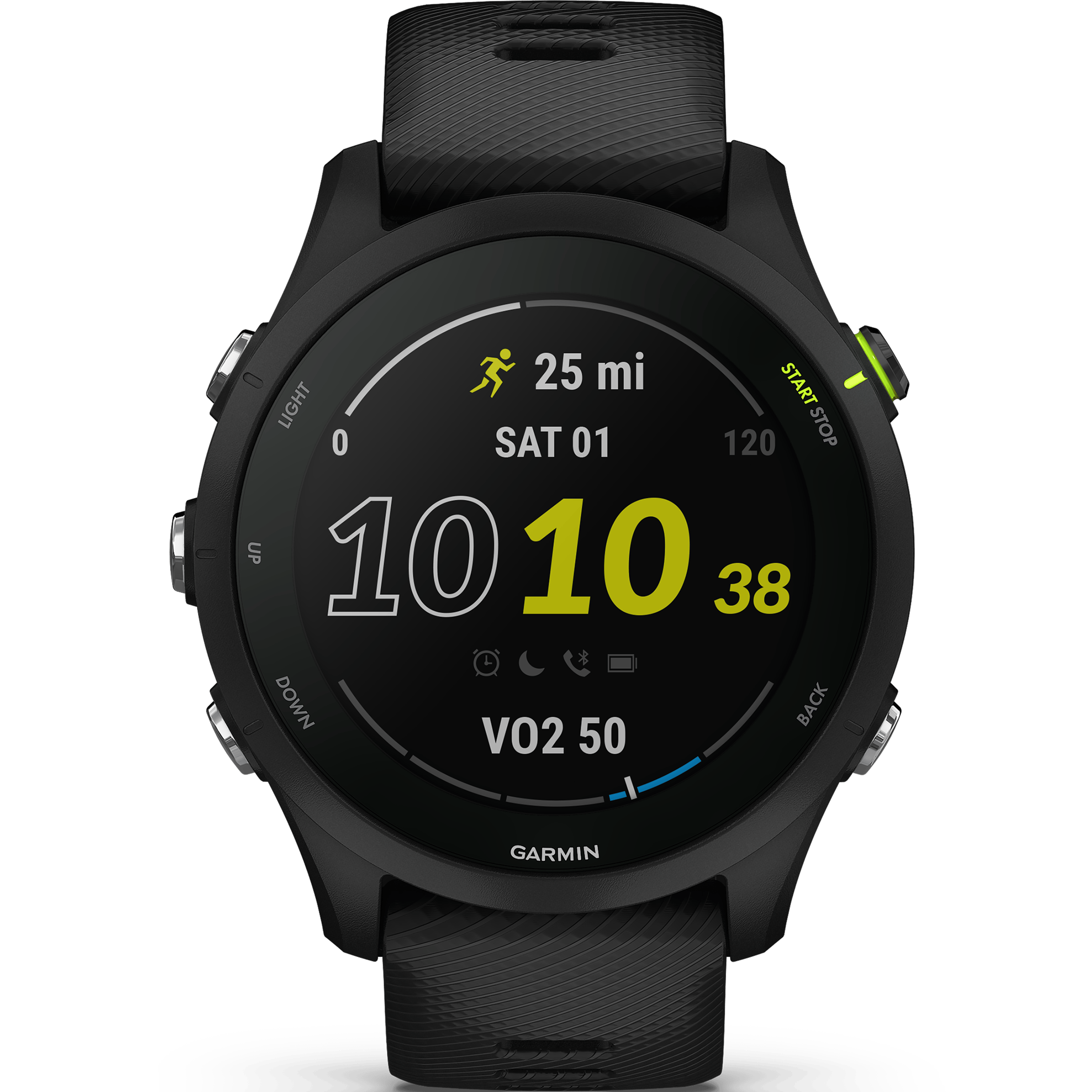 שעון ספורט חכם Garmin Forerunner 255 Music GPS 46mm - צבע שחור שנתיים אחריות ע
