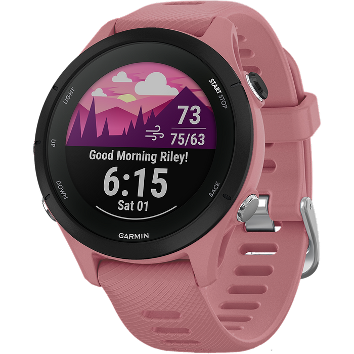 שעון ספורט חכם Garmin Forerunner 255S GPS 41mm - צבע ורוד שנתיים אחריות עי היבואן הרשמי