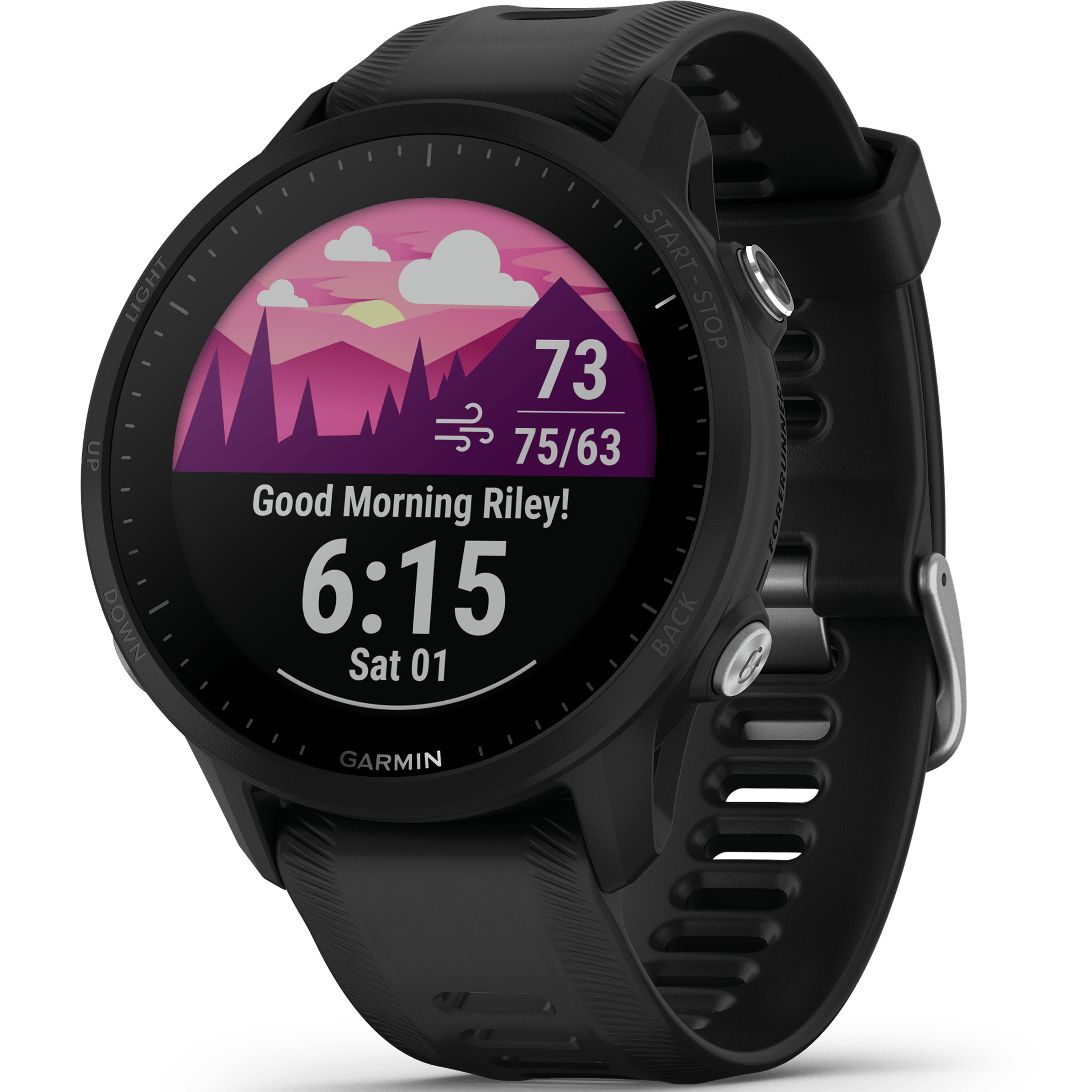 שעון ספורט חכם Garmin Forerunner 955 46.5mm GPS - צבע שחור שנתיים אחריות ע