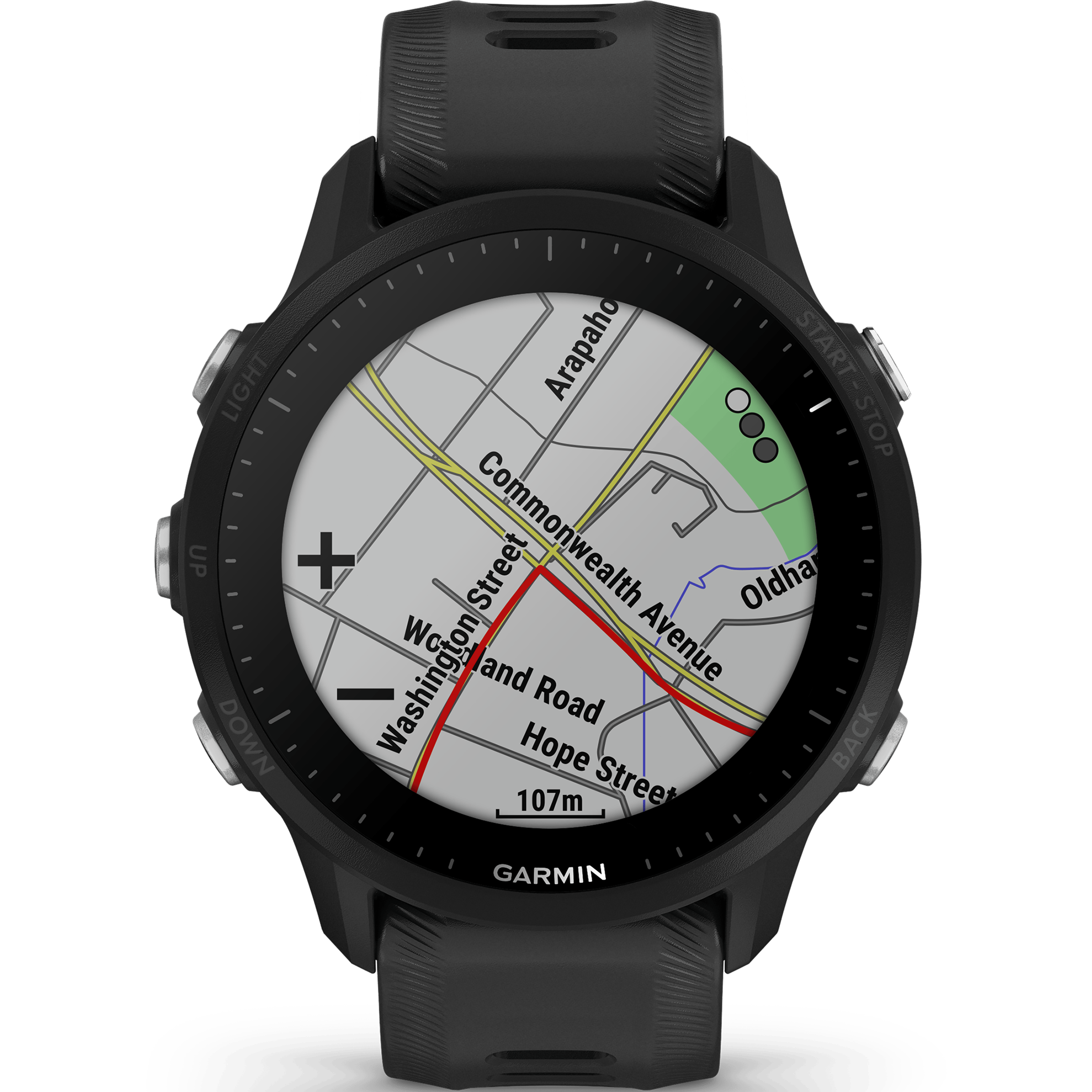 שעון ספורט חכם Garmin Forerunner 955 46.5mm GPS - צבע שחור שנתיים אחריות ע