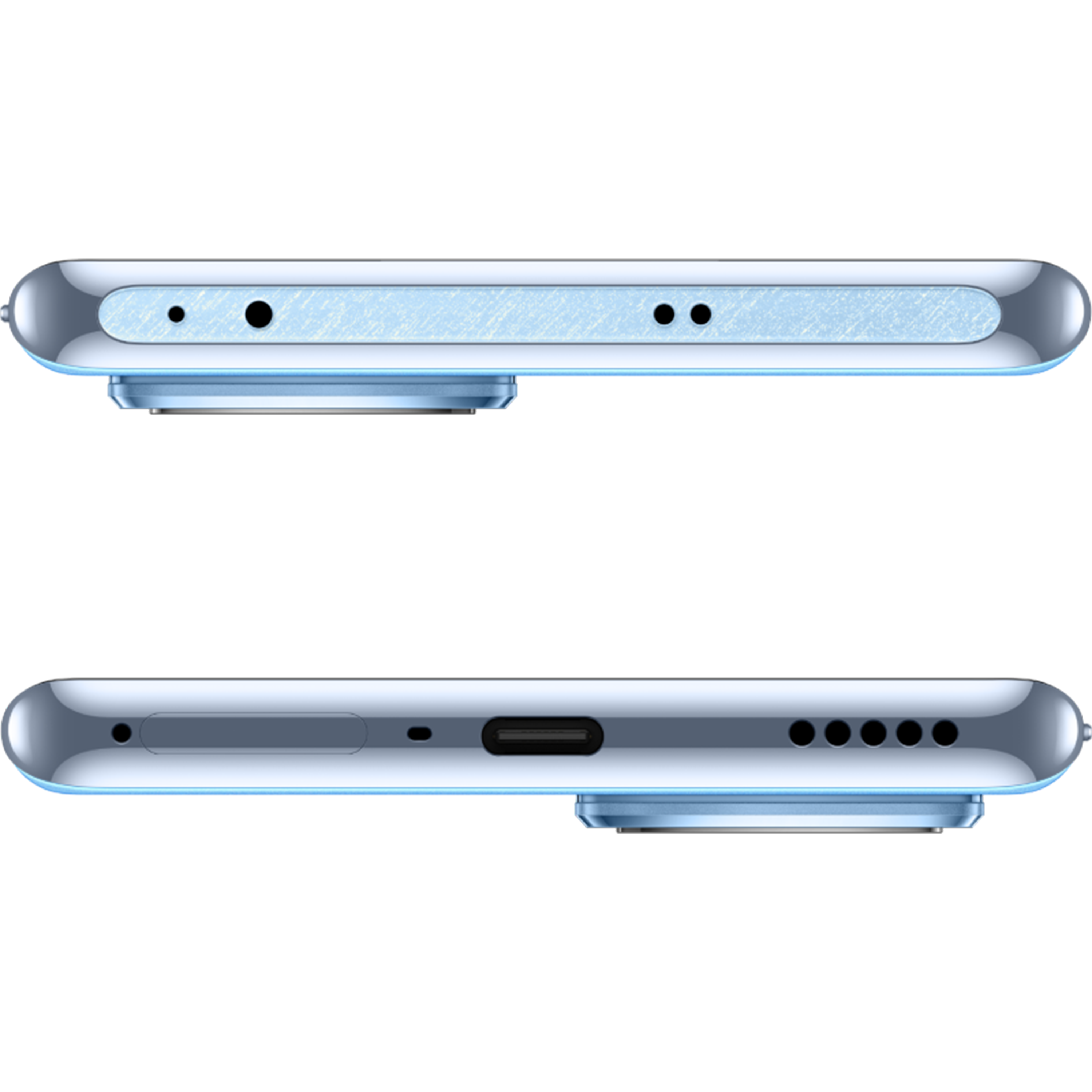 סמארטפון Oppo Reno 10 5G 256GB 8GB RAM CPH2531 - צבע כחול קרח שנתיים אחריות ע