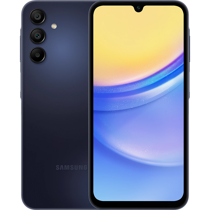 סמארטפון Samsung Galaxy A15 5G 128GB 4GB RAM SM-A155F/DSN - צבע כחול שחור שנה אחריות עי סאני היבואן הרשמי