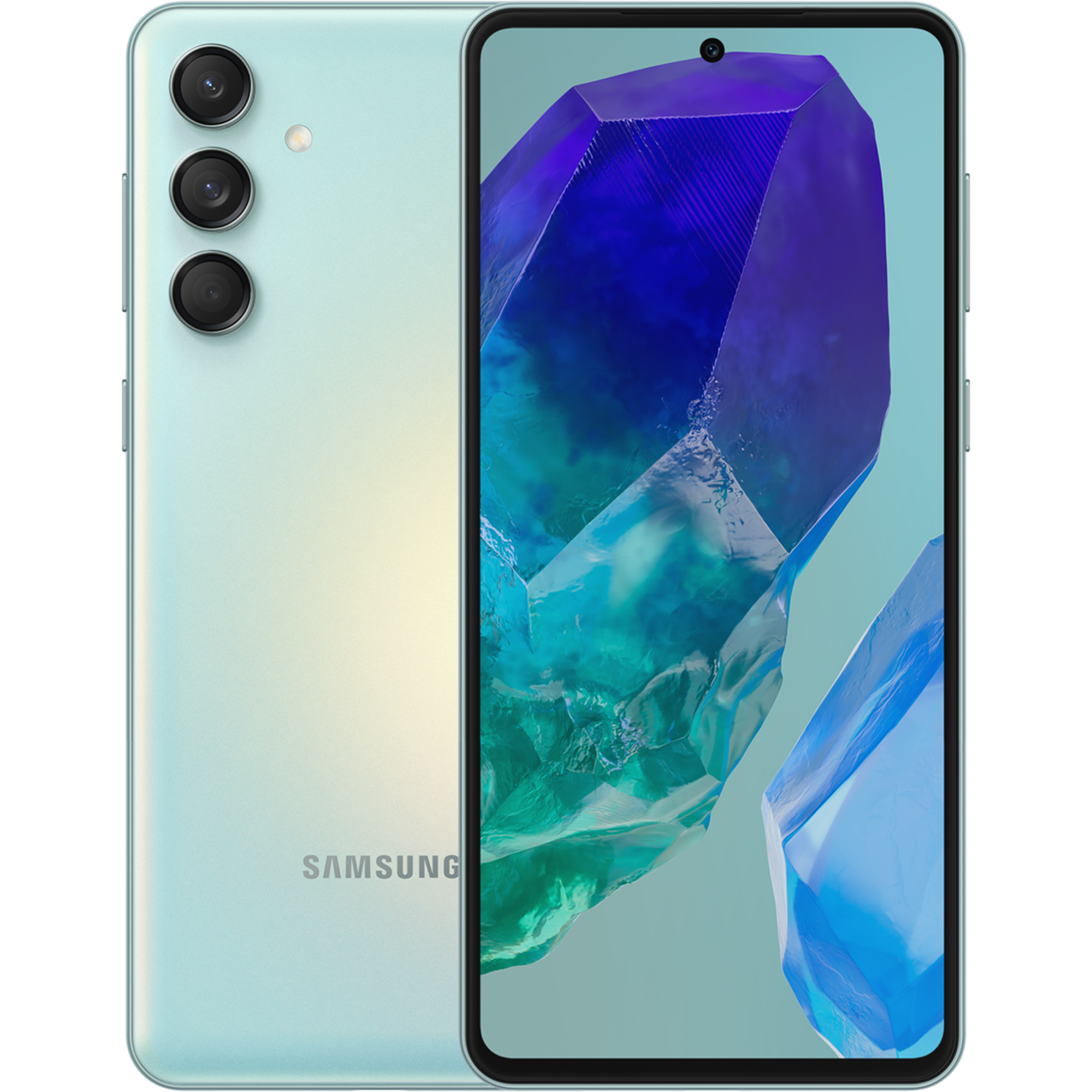 סמארטפון Samsung Galaxy M55 5G 256GB 8GB RAM SM-M556B/DS - צבע ירוק בהיר שנה אחריות ע