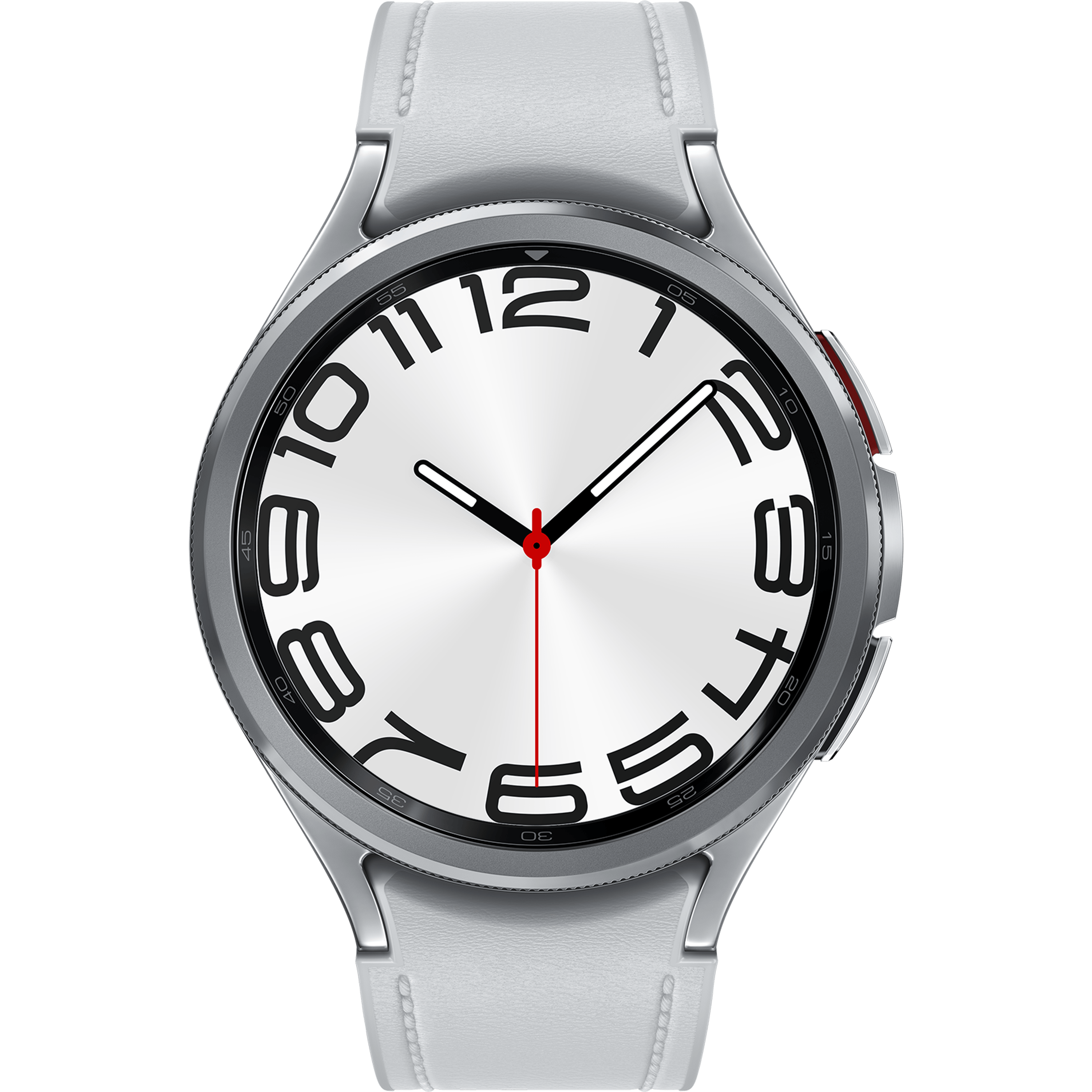שעון חכם Samsung Galaxy Watch 6 Classic 47mm SM-R960 - צבע כסוף שנתיים אחריות