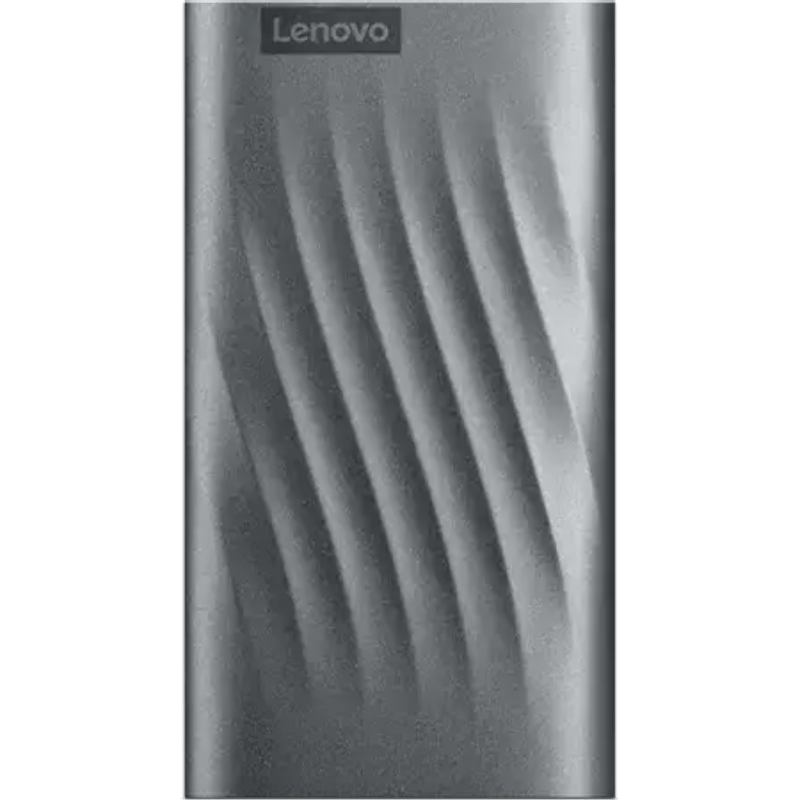 כונן SSD חיצוני נייד Lenovo PS6 Portable 512GB - צבע שחור שלוש שנות אחריות ע