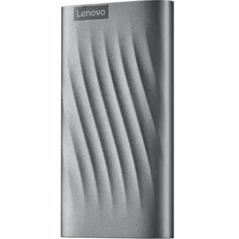 כונן SSD חיצוני נייד Lenovo PS6 Portable 512GB - צבע שחור שלוש שנות אחריות ע