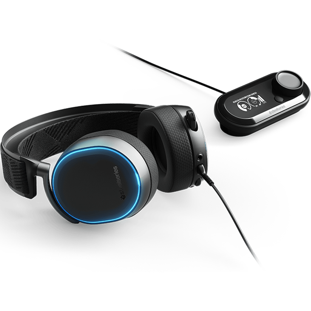 אוזניות גיימינג חוטיות SteelSeries Arctis Pro + GameDAC - צבע שחור שנתיים אחריות ע