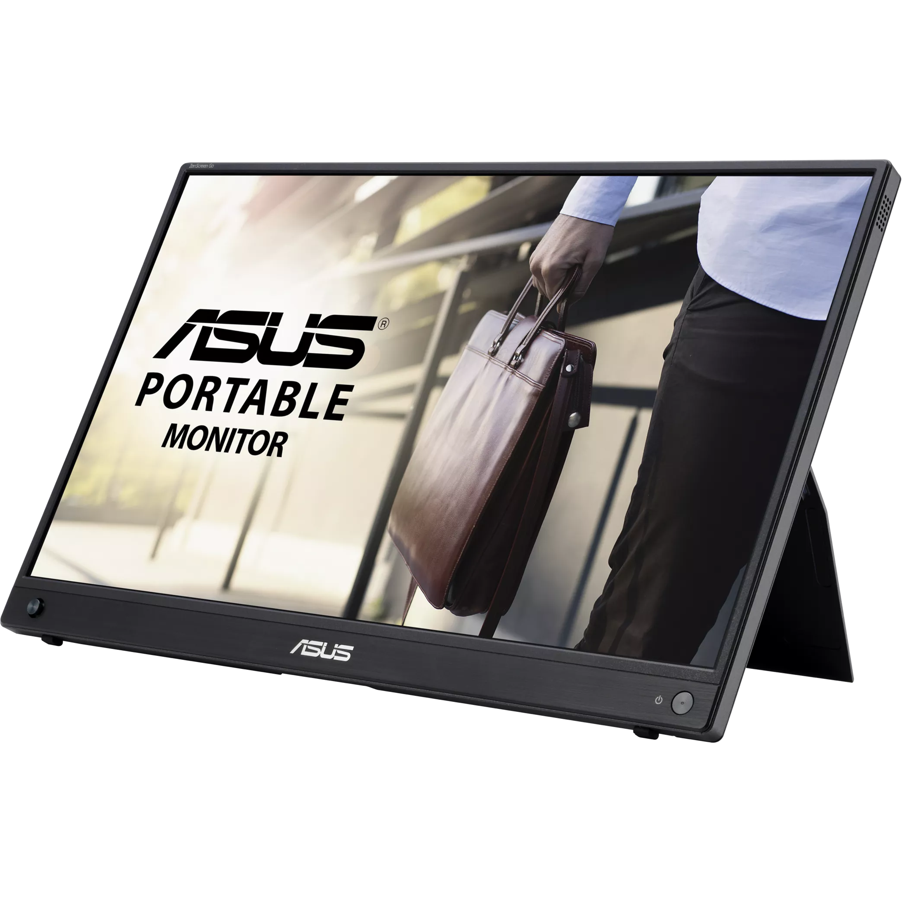 מסך נייד אלחוטי 15.6'' Asus ZenScreen Go MB16AWP FHD IPS USB Type-C - צבע שחור שלוש שנות אחריות ע