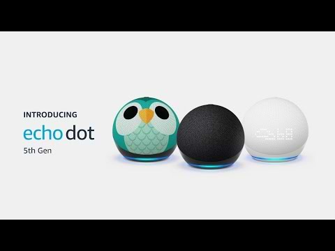 רמקול חכם עם עוזרת קולית Amazon Echo Dot (5th Gen) - צבע שחור פחם שנה אחריות