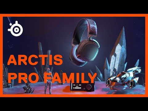 אוזניות גיימינג חוטיות SteelSeries Arctis Pro + GameDAC - צבע שחור שנתיים אחריות ע