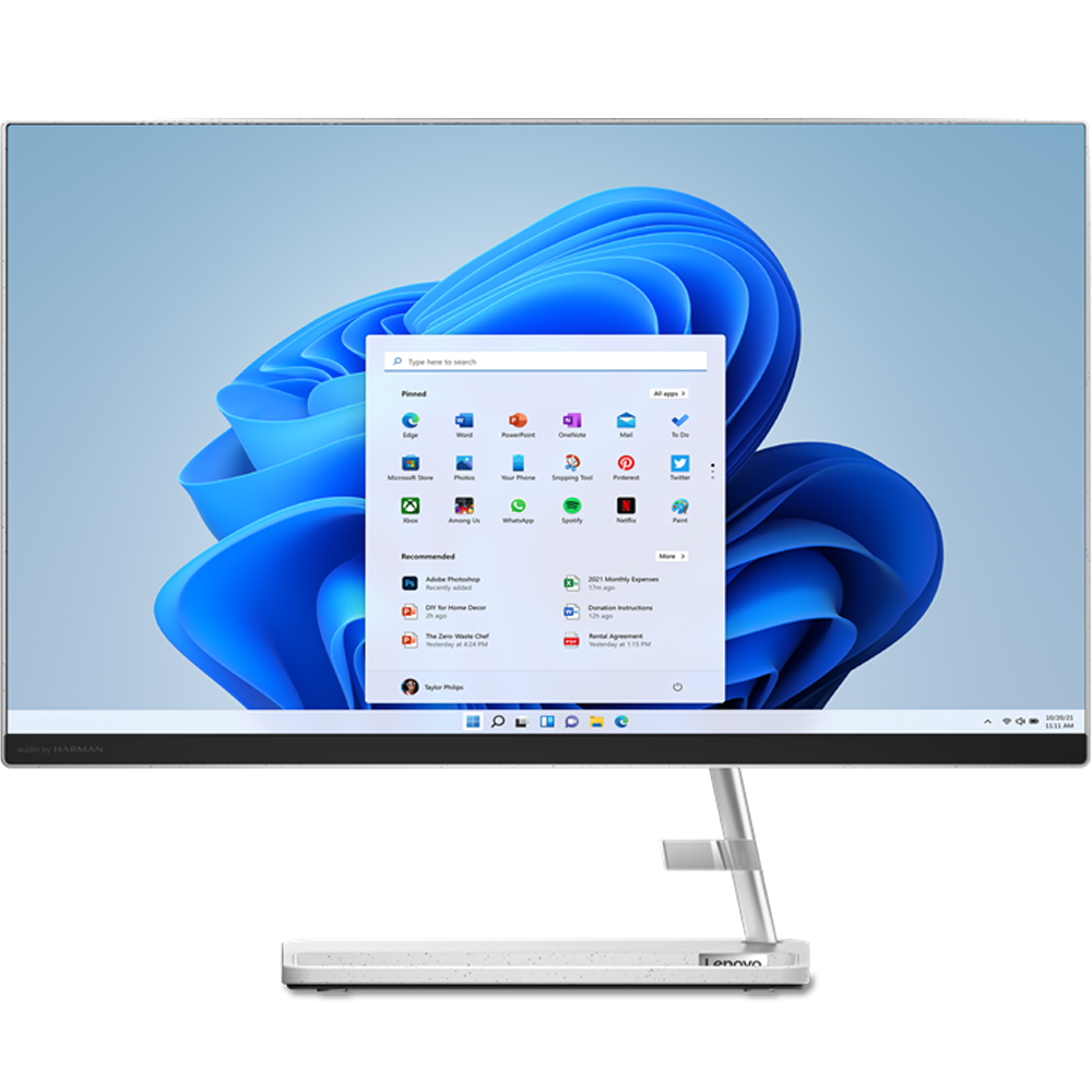 מחשב AIO עם מסך מגע Lenovo IdeaCentre AIO 3 24IAP7 F0GH014MIV - Core i7-13620H 1TB SSD 16GB RAM Windows 11 - צבע לבן שלוש שנות אחריות ע