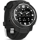 שעון ספורט חכם Garmin Instinct Crossover Standard Edition 45mm GPS - צבע שחור שנתיים אחריות ע"י היבואן הרשמי