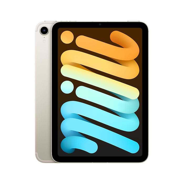 טאבלט Apple iPad Mini 2021 8.3'' 64GB WiFi + Cellular - צבע אור כוכבים שנה אחריות עי היבואן הרשמי 