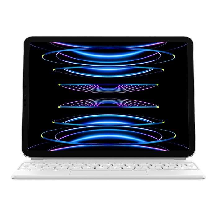 מקלדת Apple Magic Keyboard ל- Apple iPad Pro 11 Inch - צבע לבן שנה אחריות עי היבואן הרשמי