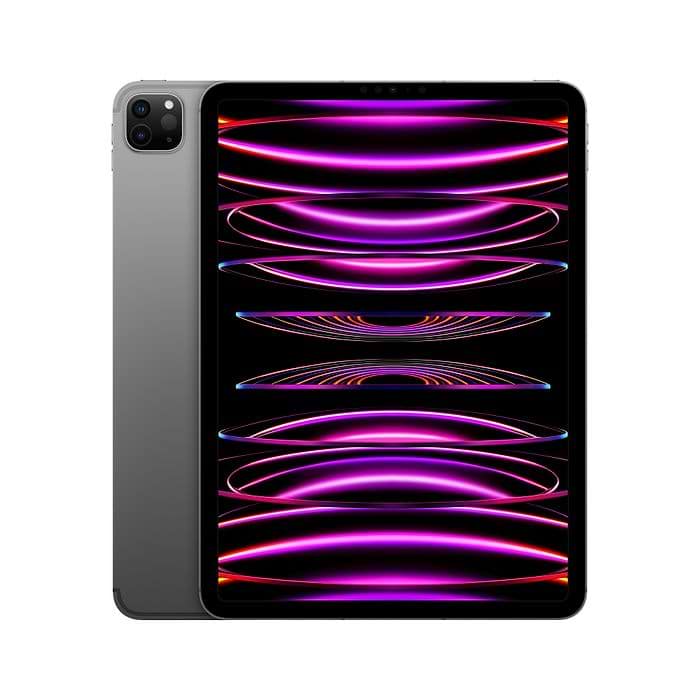 טאבלט Apple iPad Pro 2022 11.0 M2 Wi-Fi + Cellular 5G 256GB - צבע אפור חלל שנה אחריות עי היבואן הרשמי