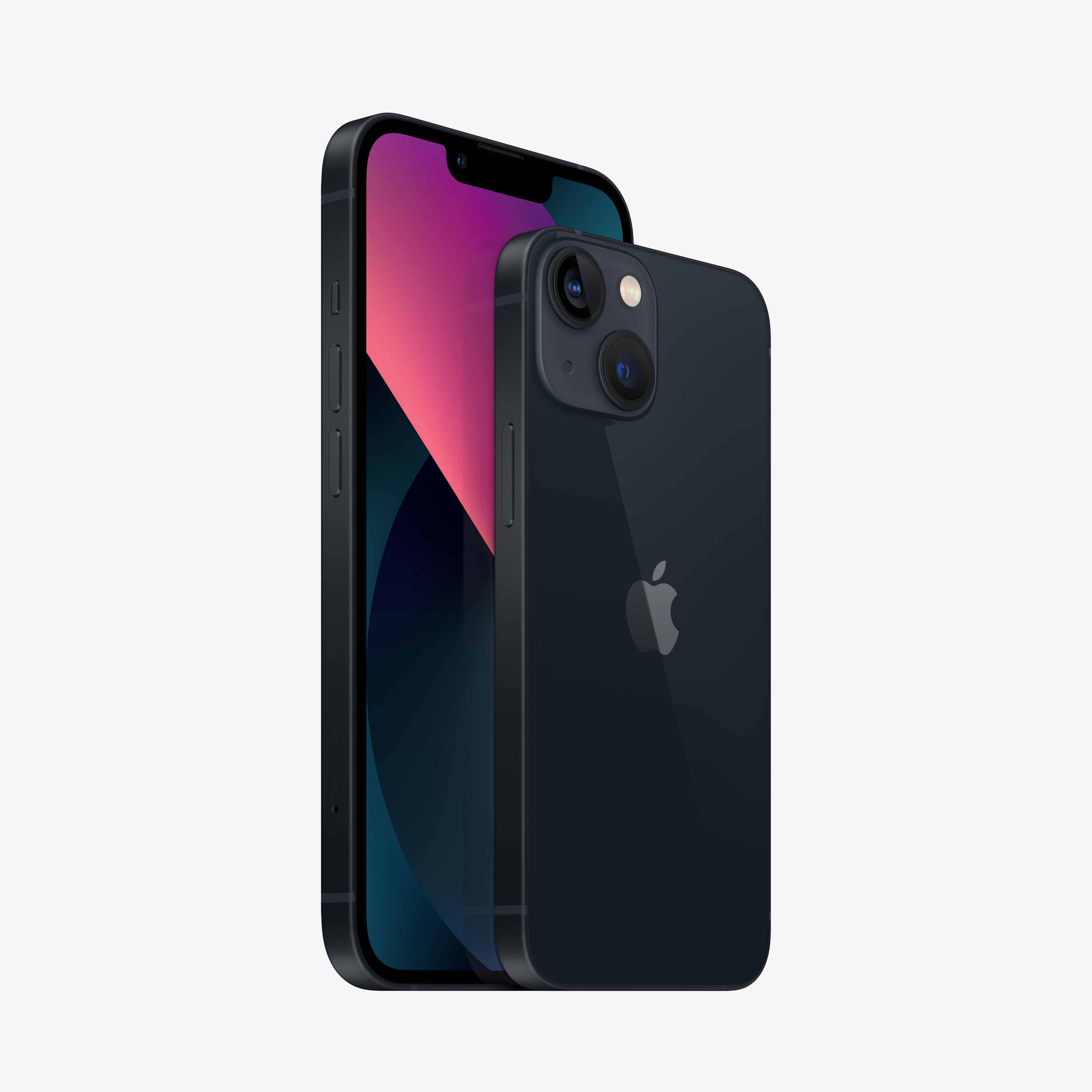 סמארטפון Apple iPhone 13 128GB - צבע שחור חצות שנה אחריות ע
