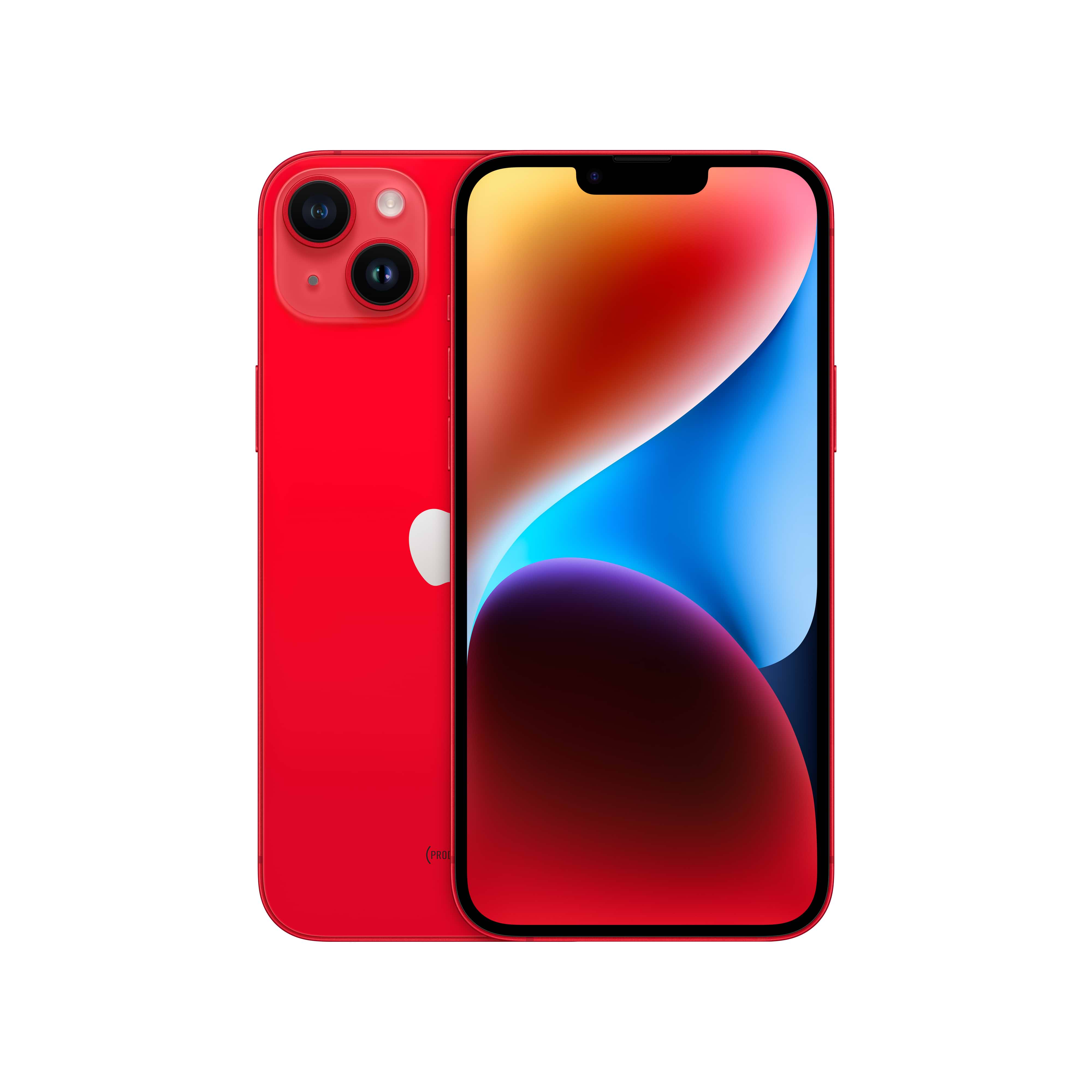 סמארטפון iPhone 14 Plus 128GB (PRODUCT)RED - צבע אדום שנה אחריות ע