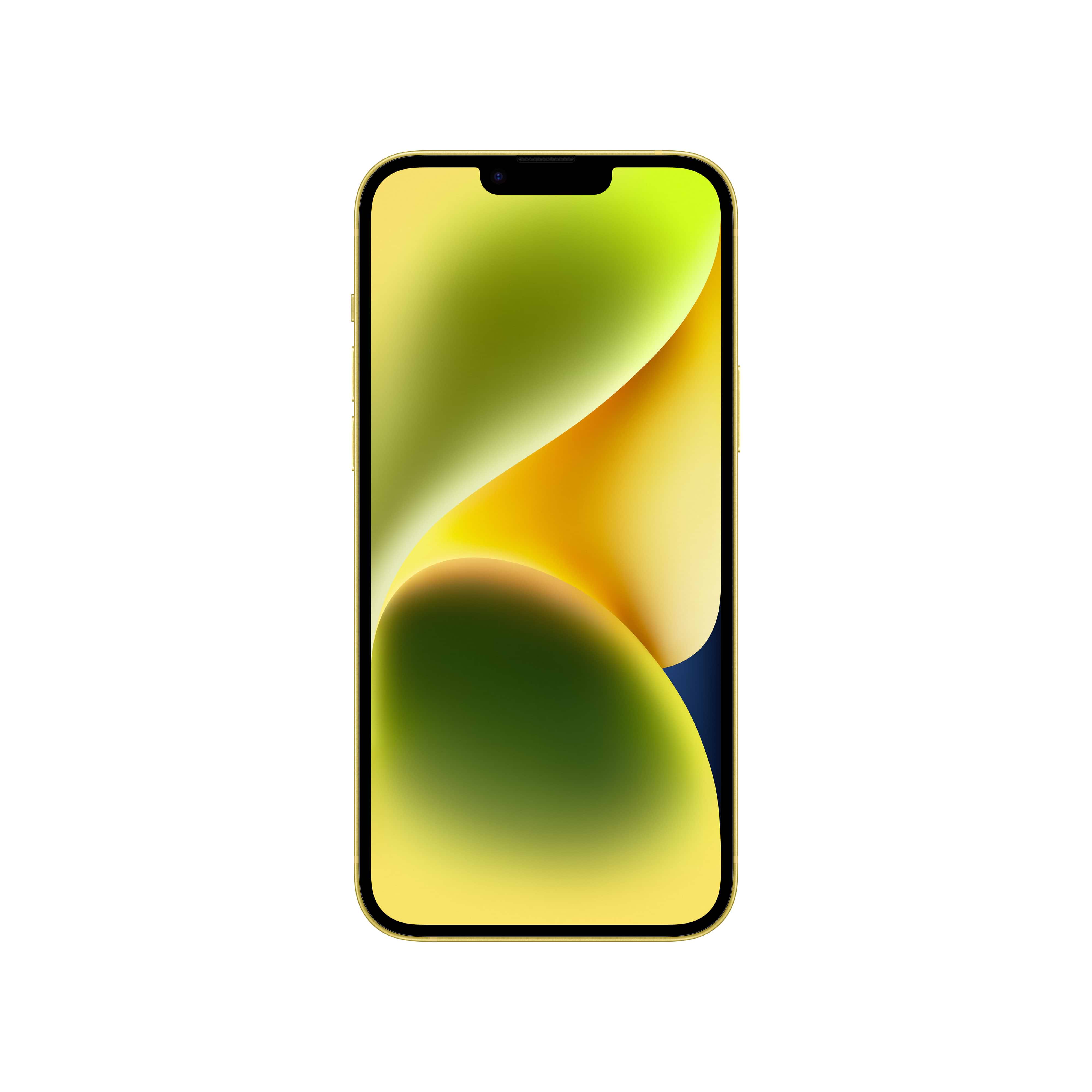 סמארטפון Apple iPhone 14 Plus 512GB - צבע צהוב אחריות ע